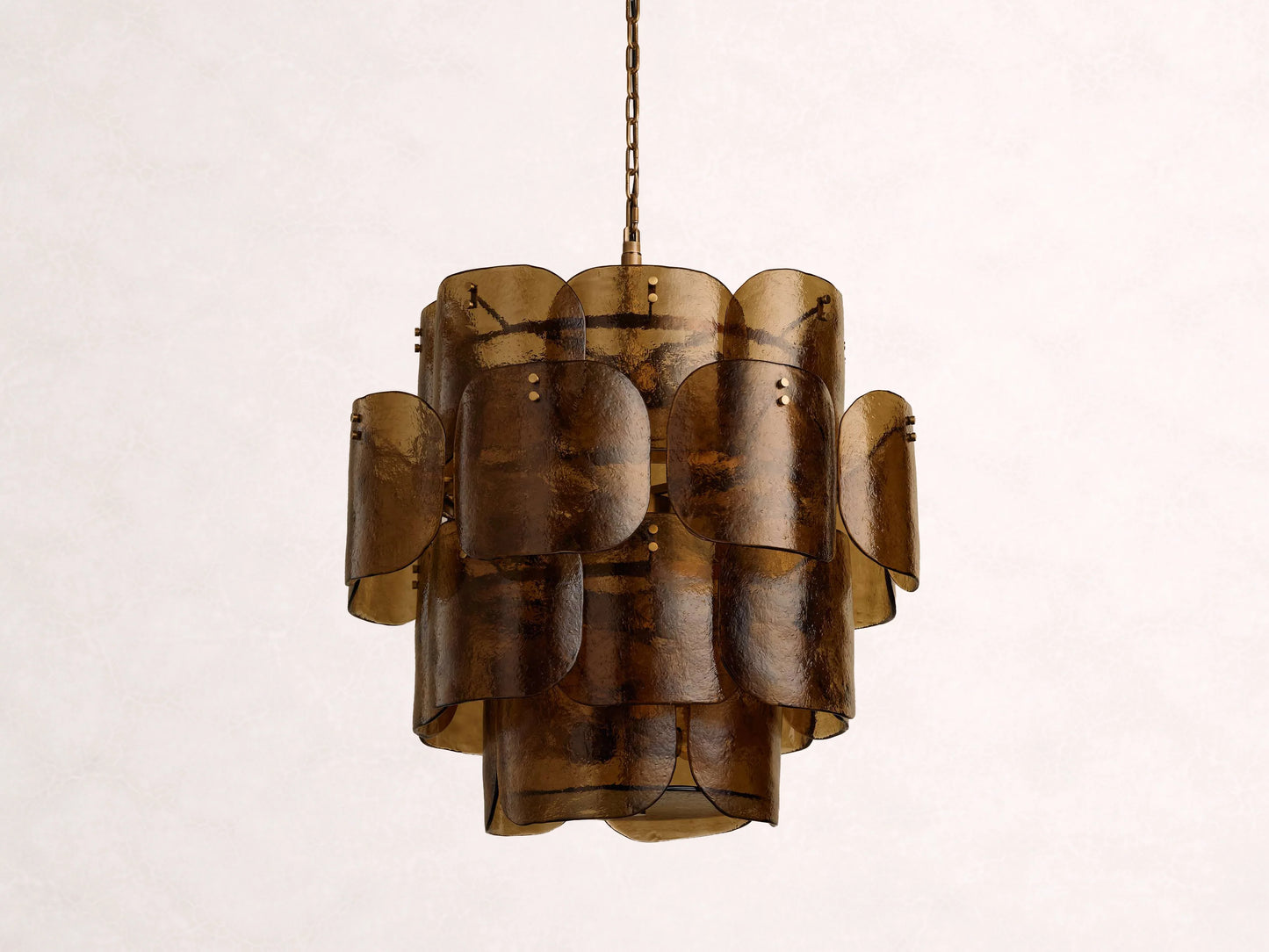 Blaire Round Glass Chandelier 32''D