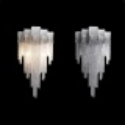 Alisa Luxury Plated Aluminum Chain Tassel Wall Sconce - Richardrider