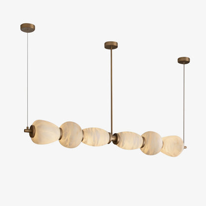 Alabaster Pebble Linear Chandelier - Richardrider