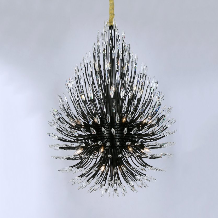 Lily Starburst Crystal Sputnik Chandelier 43"W - Richardrider