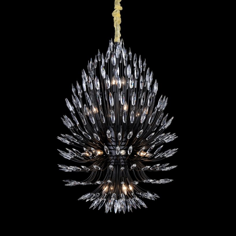 Lily Starburst Crystal Sputnik Chandelier - Richardrider