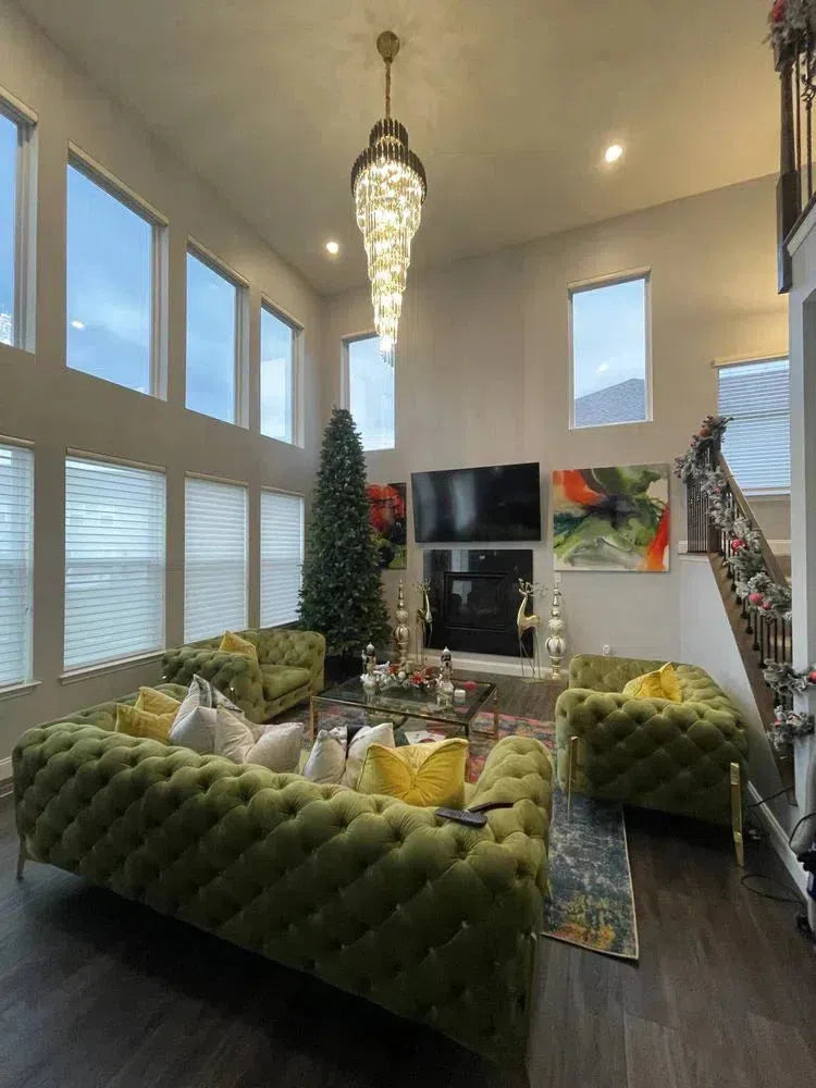 Cyrus Multiple Tier Crystal Chandelier - Richardrider