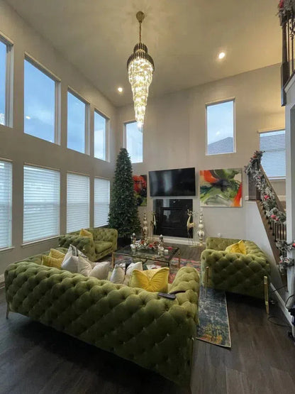 Cyrus Multiple Tier Crystal Chandelier - Richardrider
