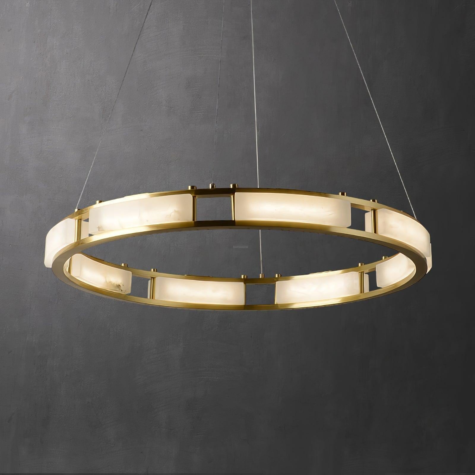 Qatar Alabaster Round Chandelier - Richardrider