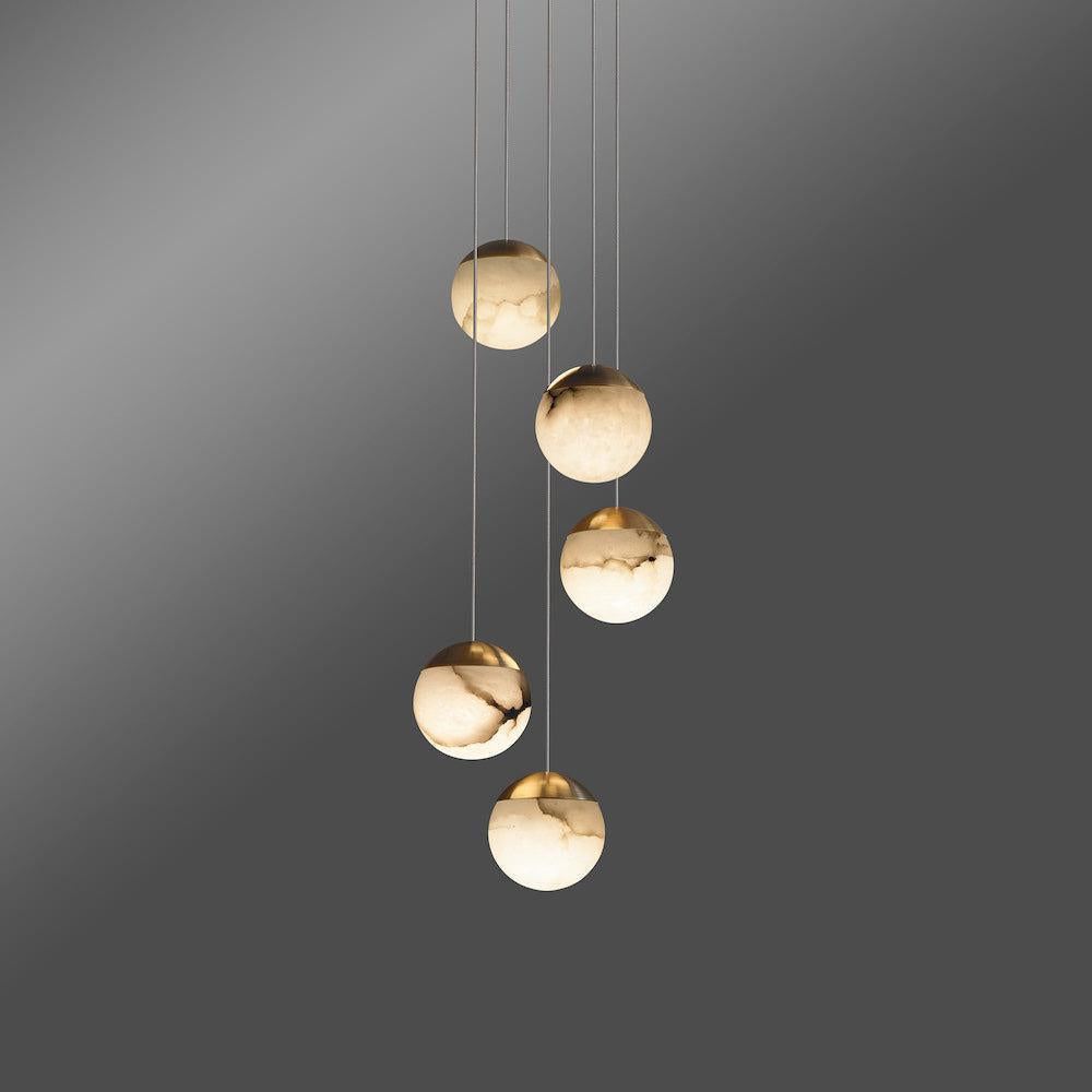 Calli 5 alabaster pendant - Richardrider