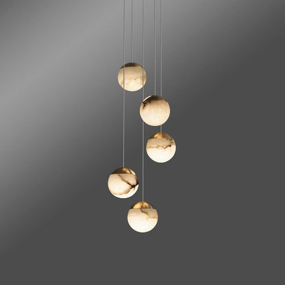 Calli 5 alabaster pendant - Richardrider