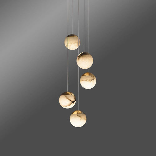 Calli 5 alabaster pendant - Richardrider