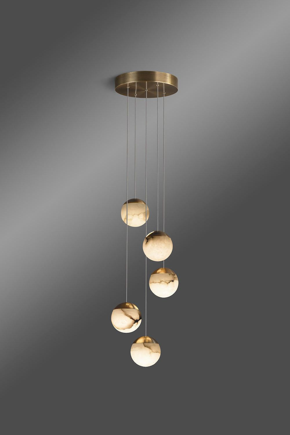 Calli 5 alabaster pendant - Richardrider