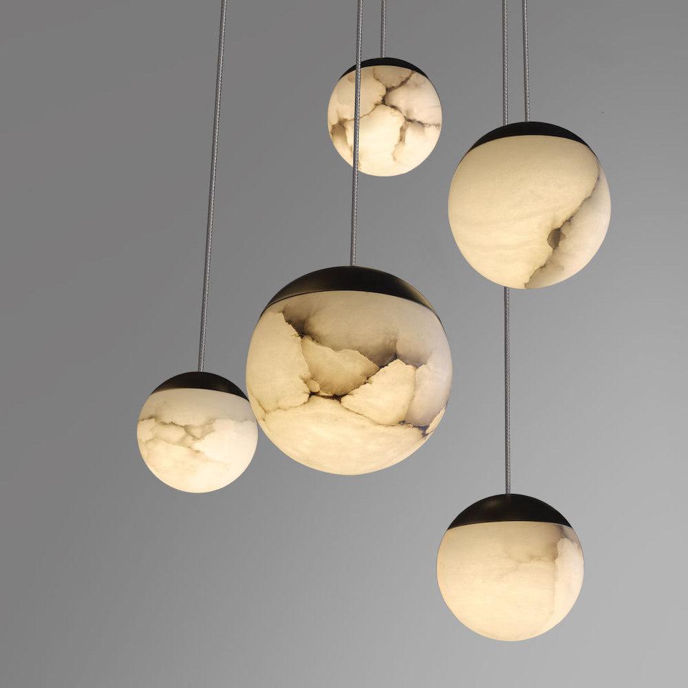 Calli 5 alabaster pendant - Richardrider