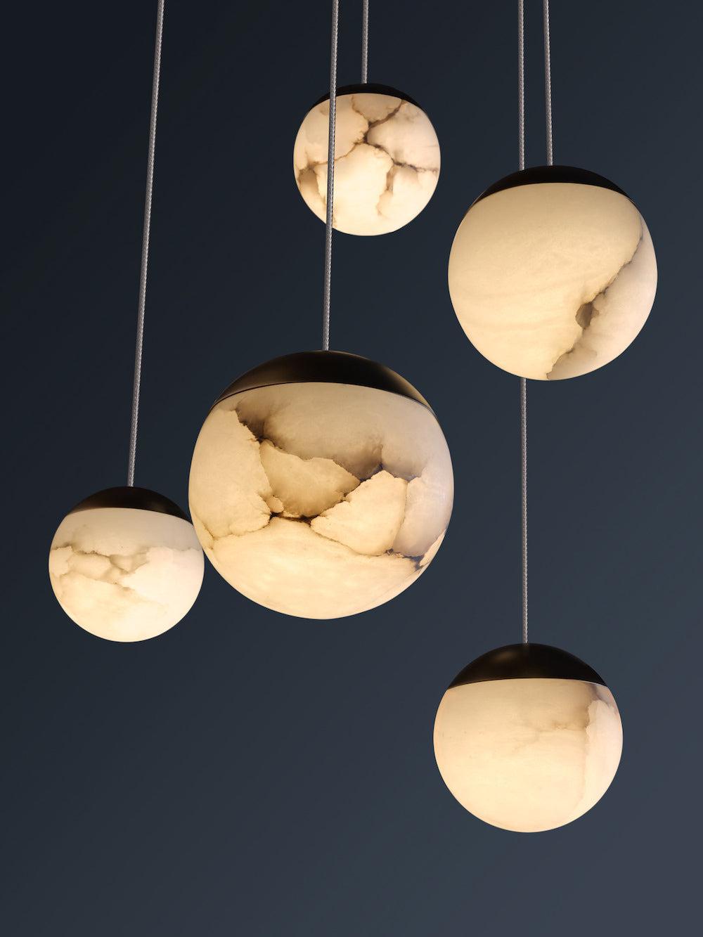 Calli 5 alabaster pendant - Richardrider