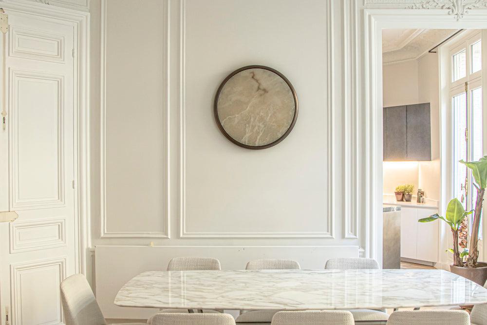 Moon alabaster wall sconce - Richardrider