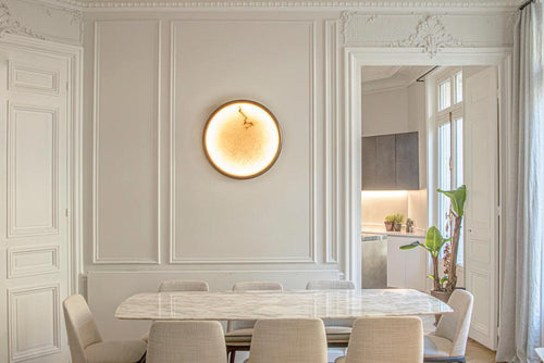 Moon alabaster wall sconce - Richardrider