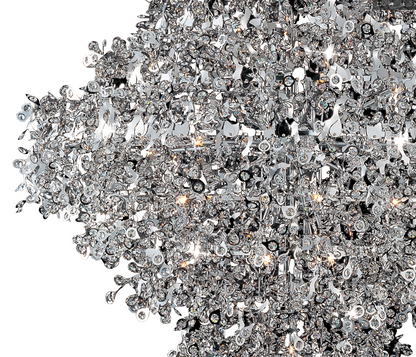 Modern 10/13/21-Light Gyroscopic Chrome Pendant Light Fixtures for Dining Room/Living Room