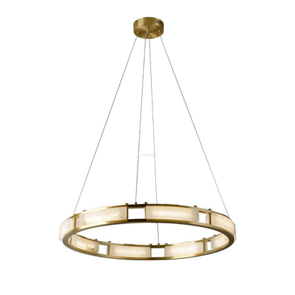 Qatar Alabaster Round Chandelier - Richardrider