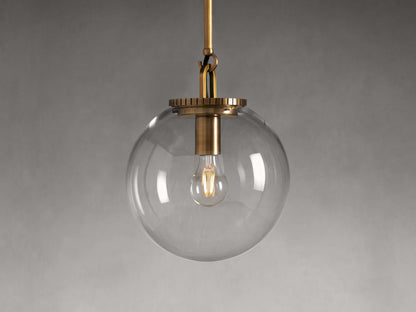 Wescott Globe Pendant with Rod