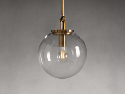 Wescott Globe Pendant with Rod