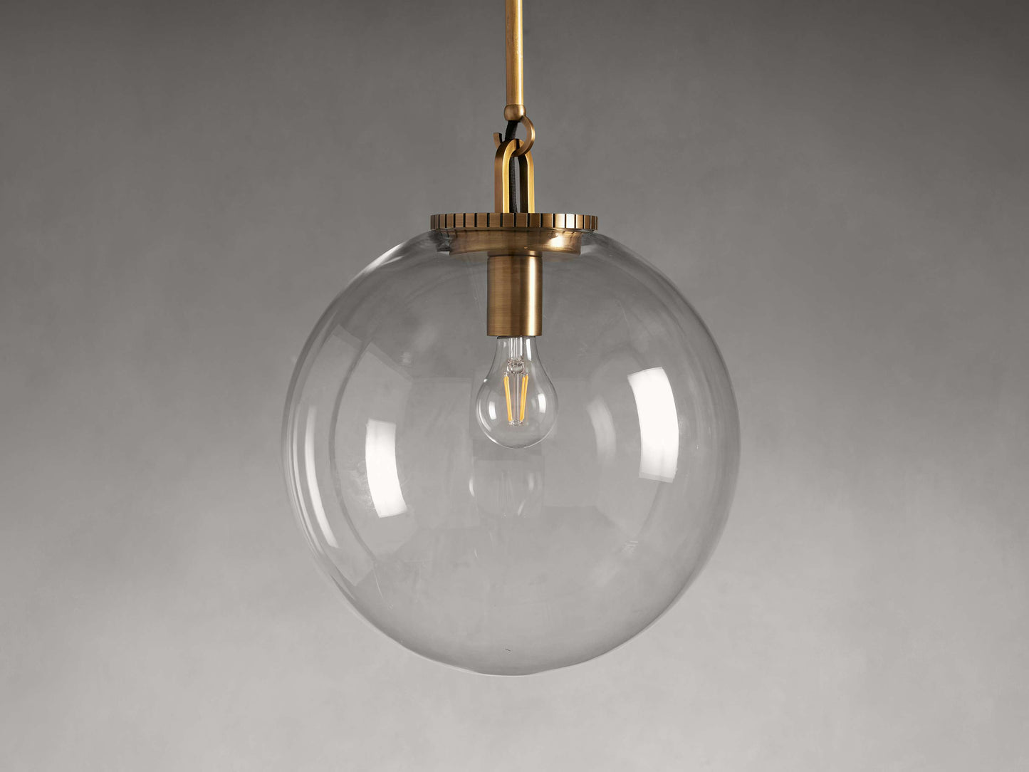 Wescott Globe Pendant with Rod