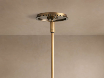 Wescott Globe Pendant with Rod