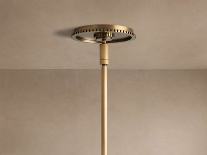 Wescott XL Globe Pendant with Rod