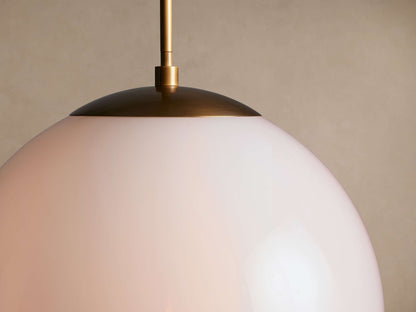 Wescott XL Globe Pendant with Rod