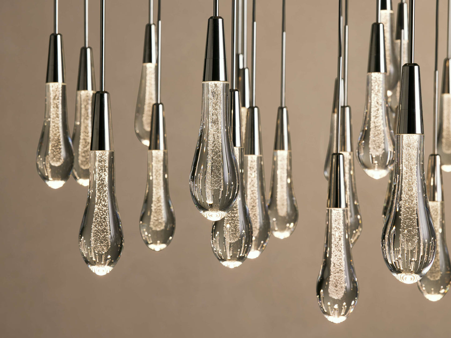 Soltaire Crystal Round Chandelier 17" 24'' 36'' 48" 58''D