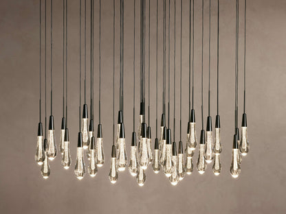 Soltaire Crystal Round Chandelier 17" 24'' 36'' 48" 58''D