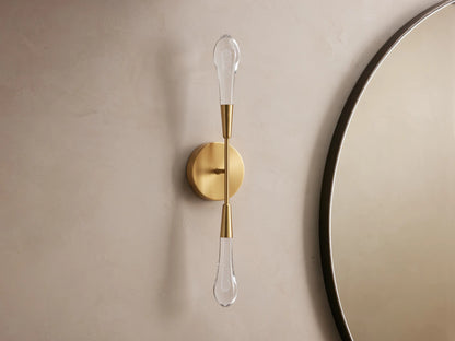 Soltaire Crystal Double Wall Sconce - Richardrider