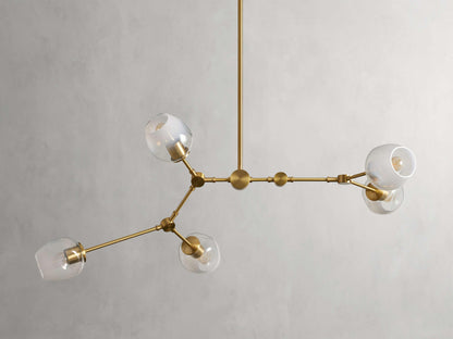 Covington Horizontal White Globe Branching Bubble Chandelier - Richardrider