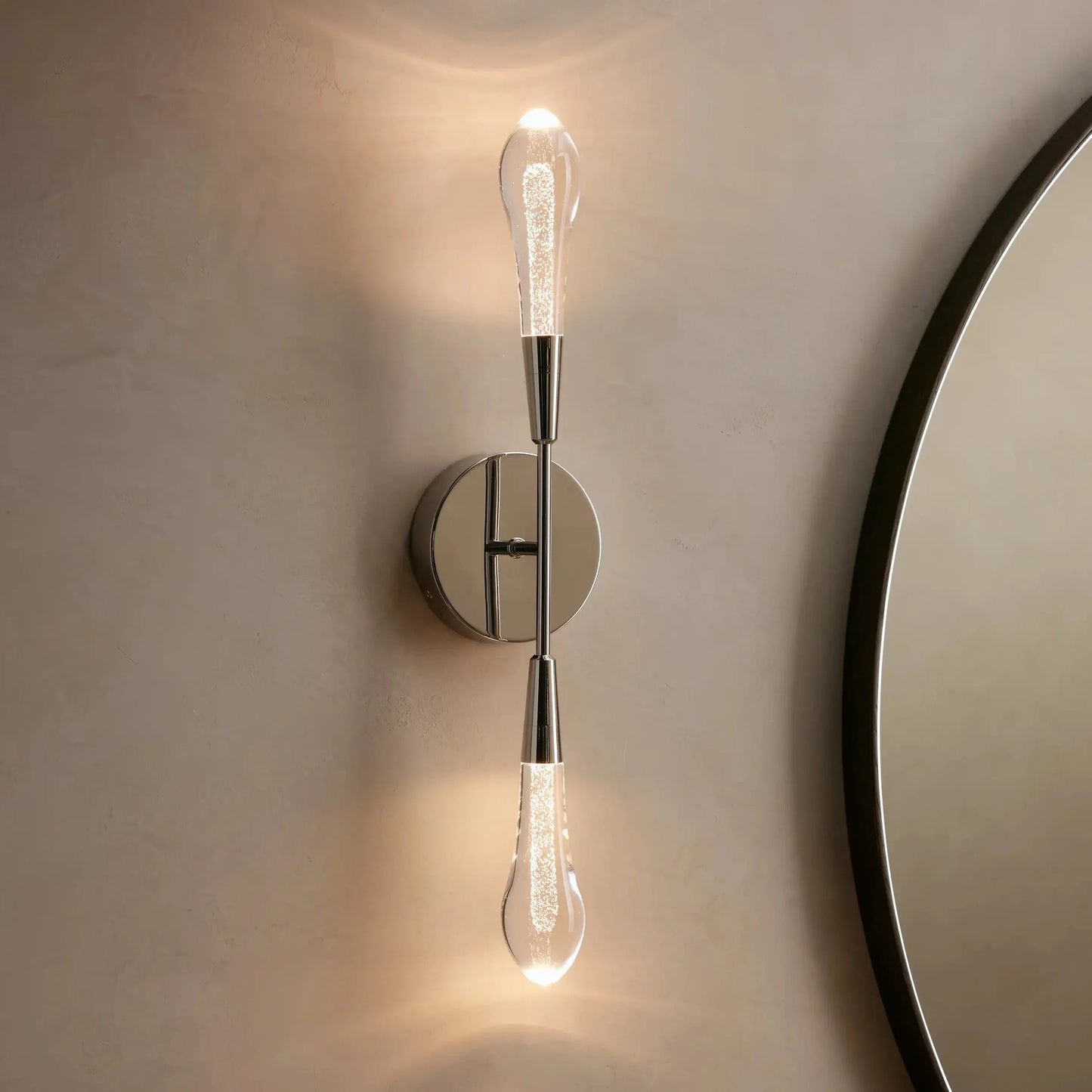 Soltaire Crystal Double Wall Sconce - Richardrider