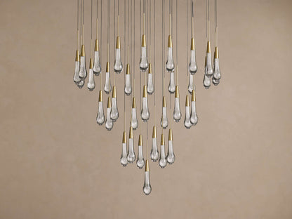 Soltaire Crystal Round Chandelier 17" 24'' 36'' 48" 58''D