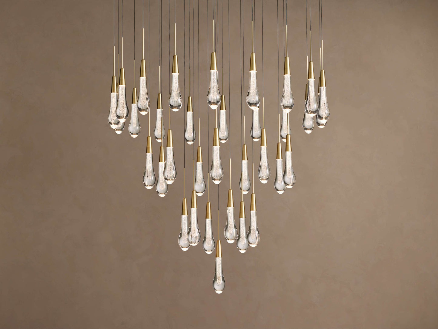 Soltaire Crystal Round Chandelier 17" 24'' 36'' 48" 58''D