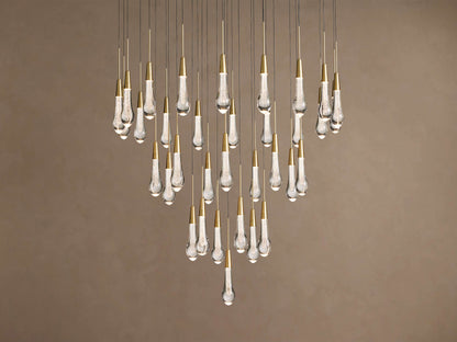Soltaire Crystal Round Chandelier 17" 24'' 36'' 48" 58''D