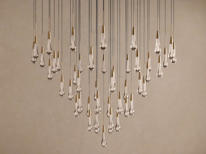 Soltaire Crystal Round Chandelier 17" 24'' 36'' 48" 58''D