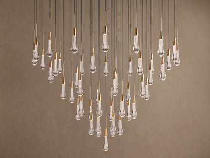 Soltaire Crystal Round Chandelier 17" 24'' 36'' 48" 58''D