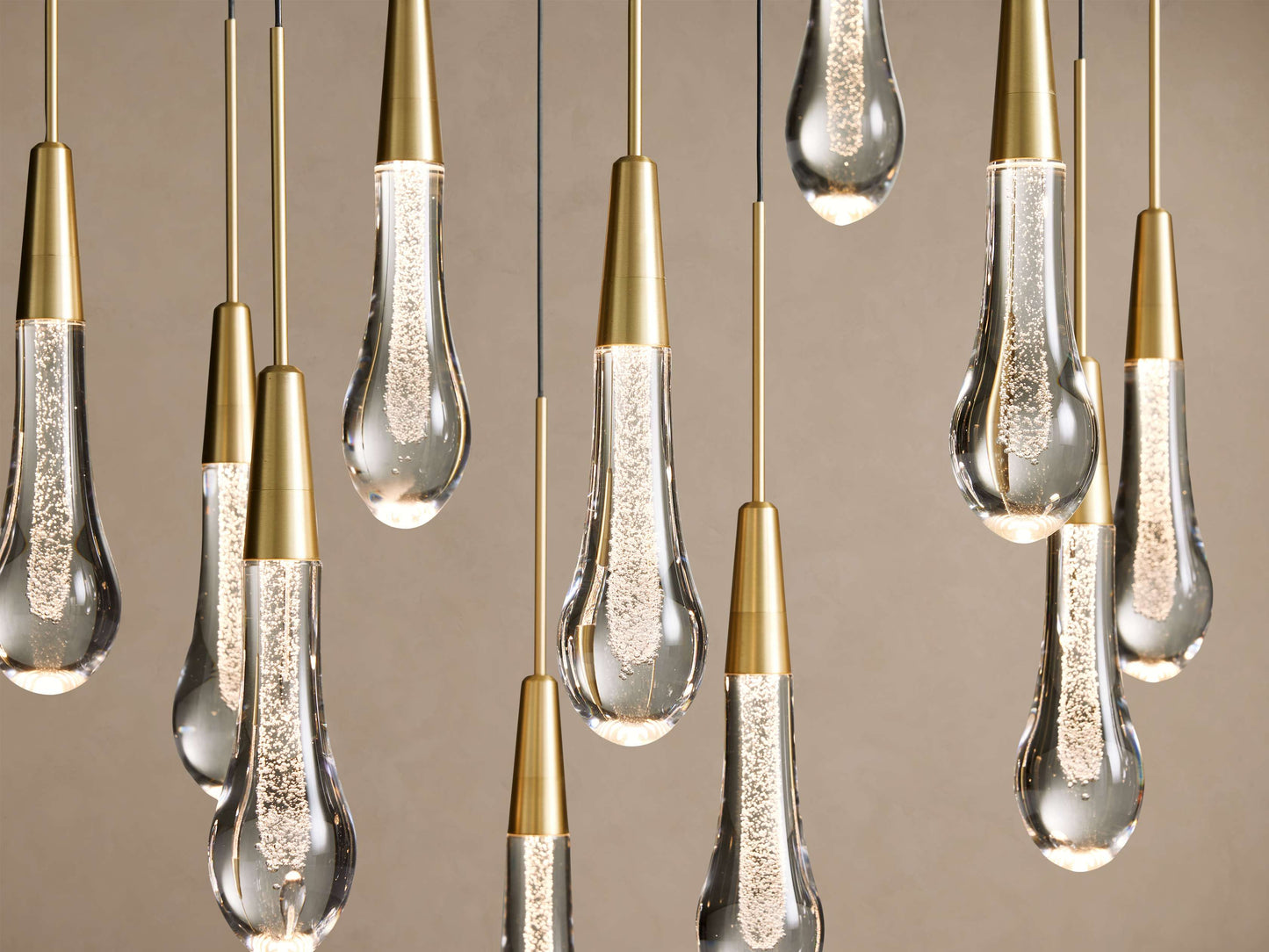 Soltaire Crystal Linear Chandelier 37" 50" 60" 70" 87" 120"W