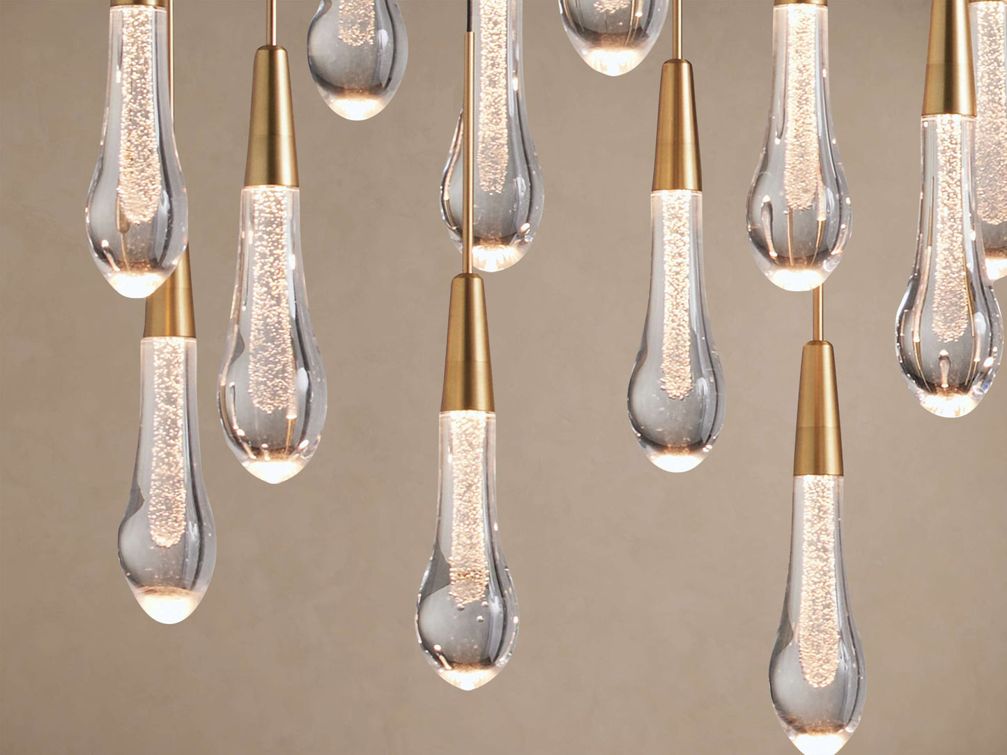 Soltaire Crystal Linear Chandelier 37" 50" 60" 70" 87" 120"W