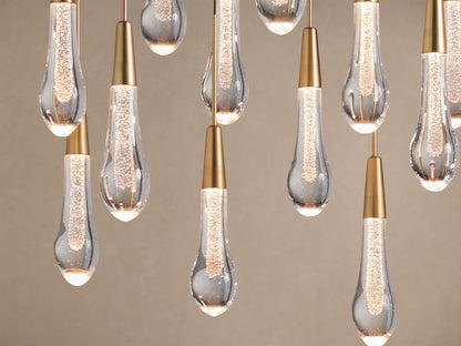 Soltaire Crystal Linear Chandelier 37" 50" 60" 70" 87" 120"W