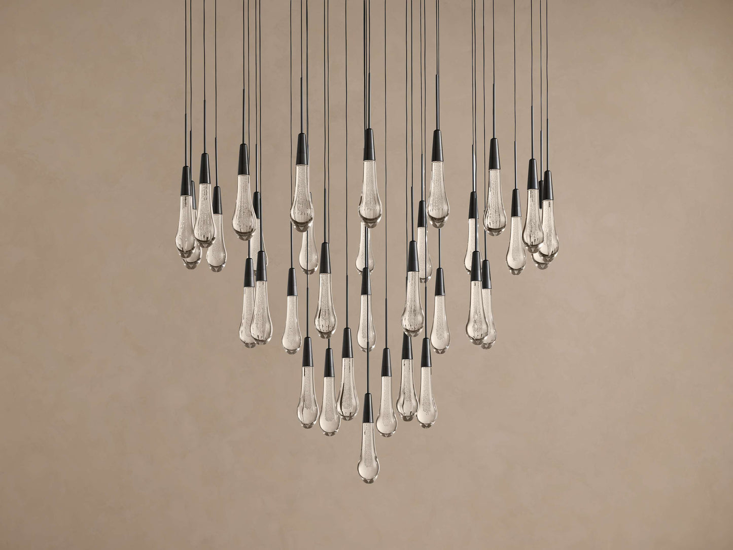 Soltaire Crystal Round Chandelier 17" 24'' 36'' 48" 58''D