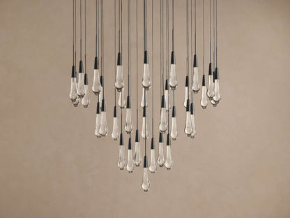 Soltaire Crystal Round Chandelier 17" 24'' 36'' 48" 58''D