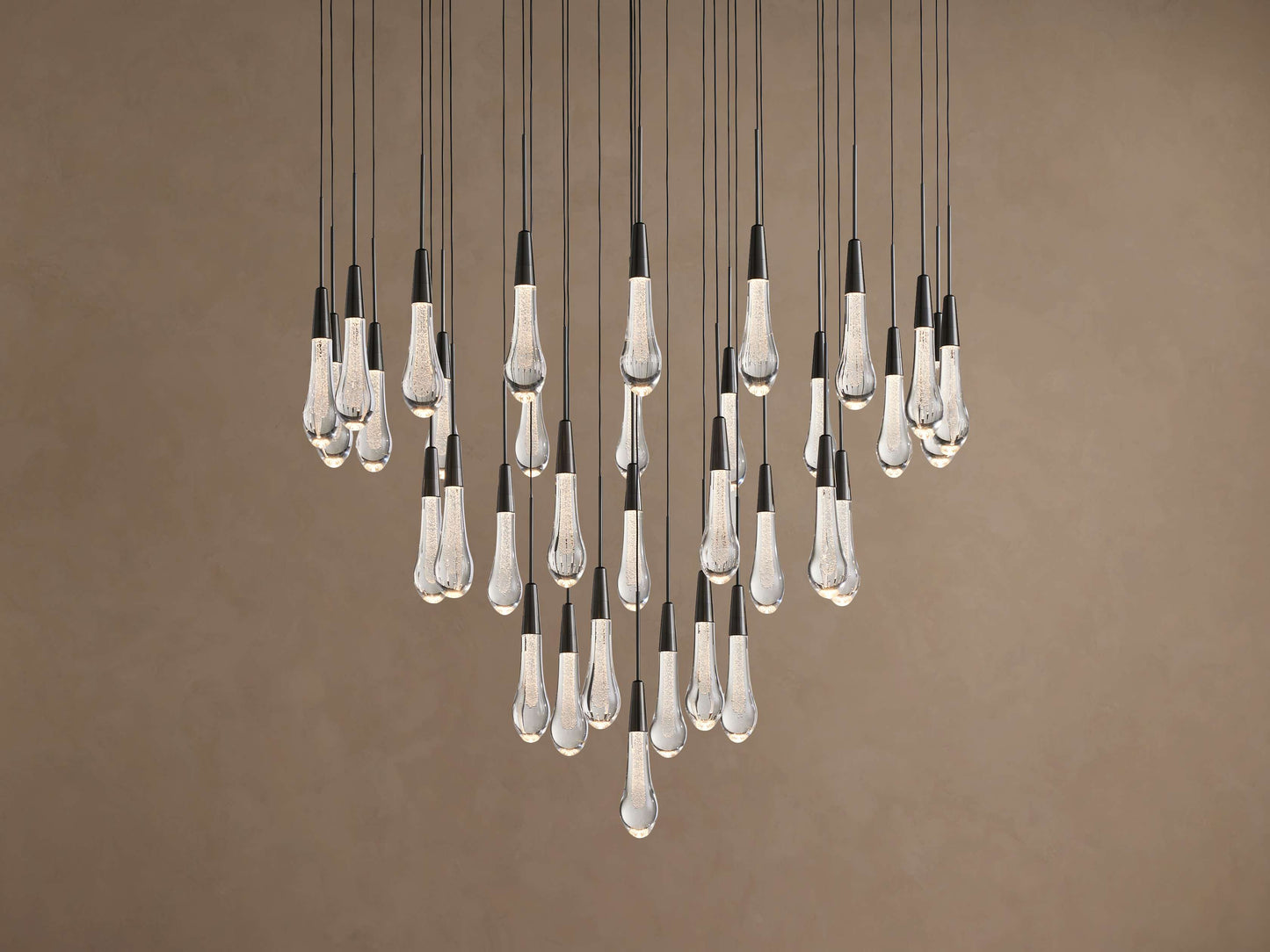 Soltaire Crystal Round Chandelier 17" 24'' 36'' 48" 58''D