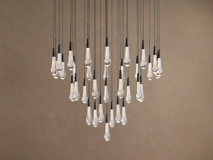 Soltaire Crystal Round Chandelier 17" 24'' 36'' 48" 58''D