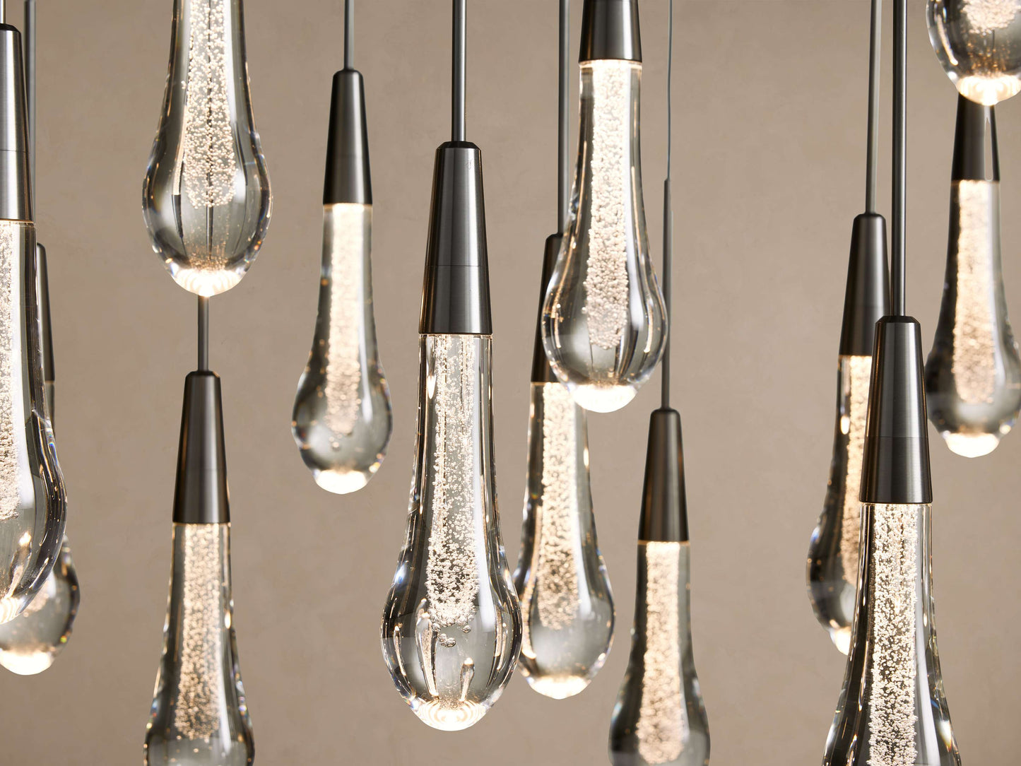 Soltaire Crystal Linear Chandelier 37" 50" 60" 70" 87" 120"W