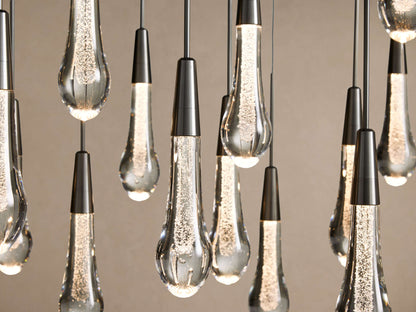 Soltaire Crystal Linear Chandelier 37" 50" 60" 70" 87" 120"W