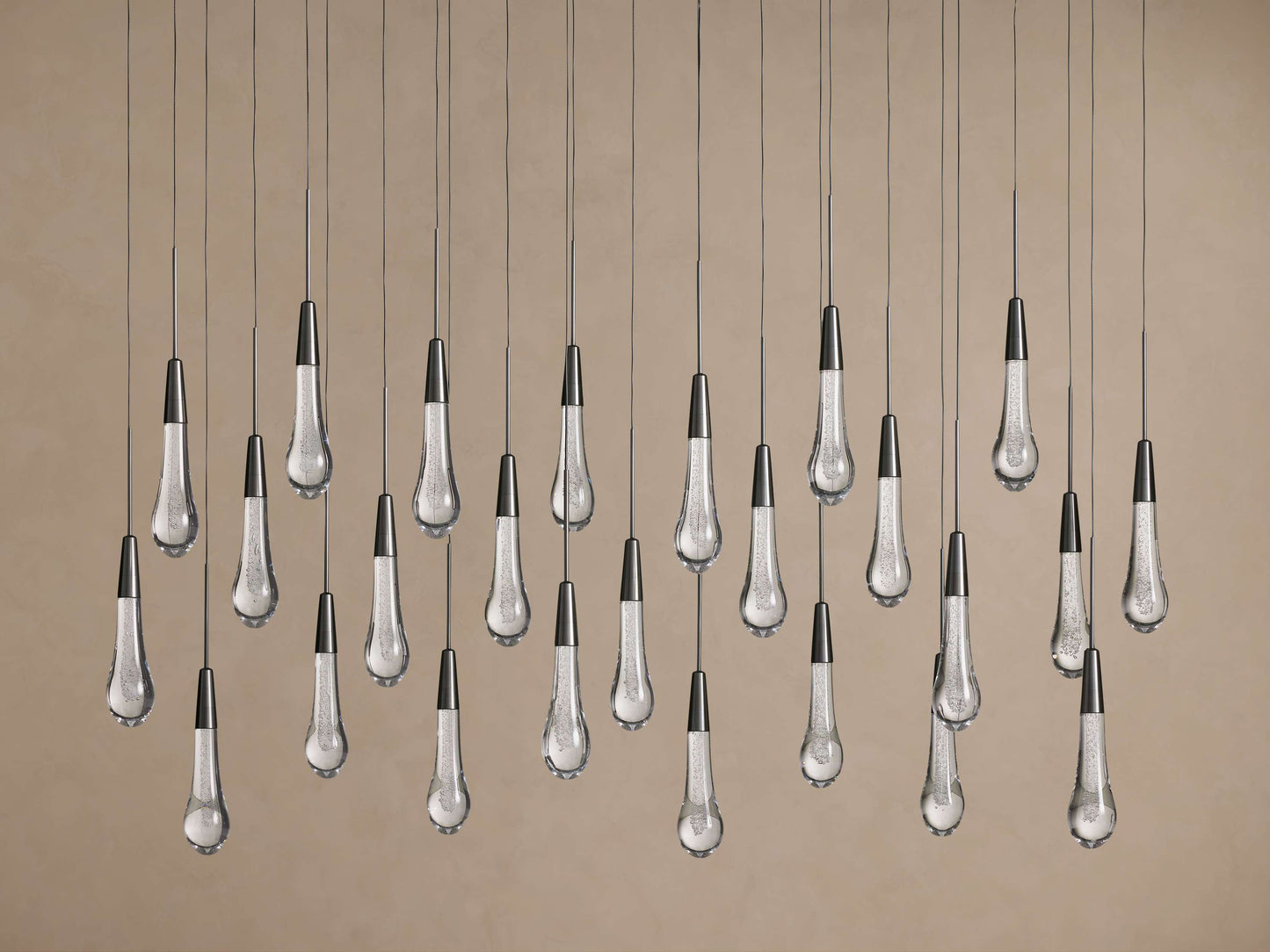 Soltaire Crystal Linear Chandelier 37" 50" 60" 70" 87" 120"W