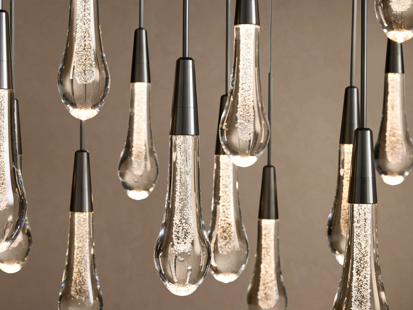 Soltaire Crystal Linear Chandelier 37" 50" 60" 70" 87" 120"W