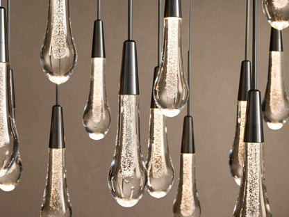 Soltaire Crystal Linear Chandelier 37" 50" 60" 70" 87" 120"W