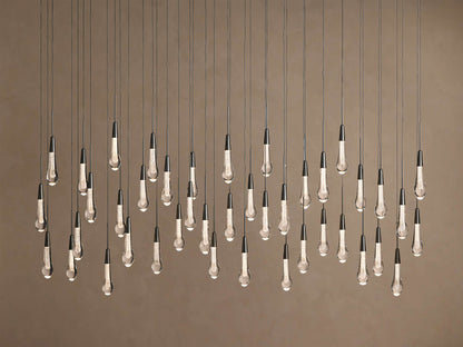 Soltaire Crystal Linear Chandelier 37" 50" 60" 70" 87" 120"W