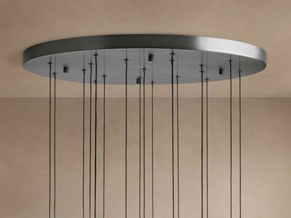 Soltaire Crystal Round Chandelier 17" 24'' 36'' 48" 58''D