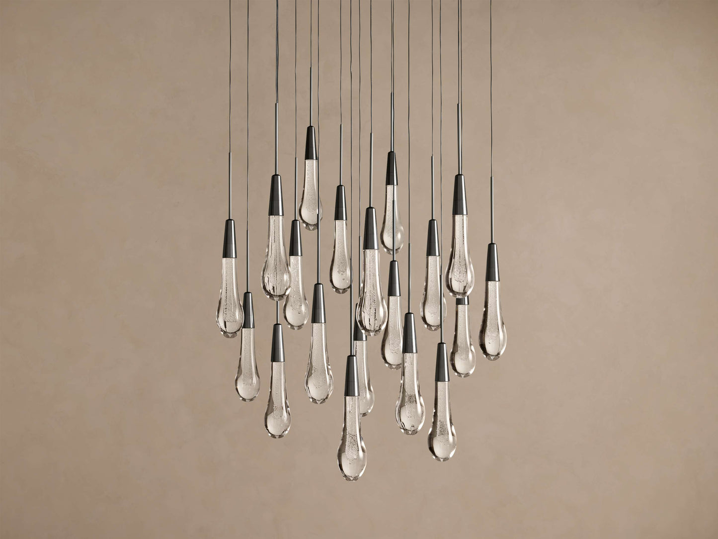 Soltaire Crystal Round Chandelier 17" 24'' 36'' 48" 58''D
