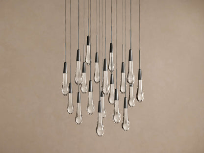 Soltaire Crystal Round Chandelier 17" 24'' 36'' 48" 58''D